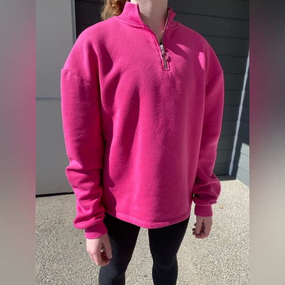 Pink quarter zip - Picture 2 of 3